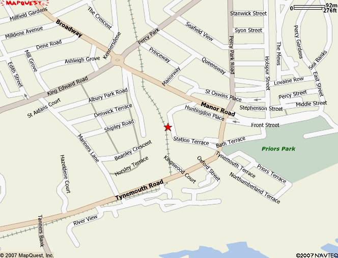 Tynemouth Map